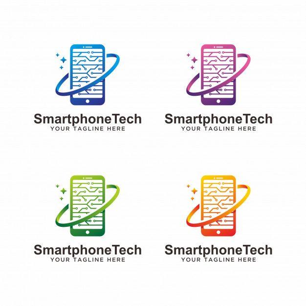 Modern Phone Logo - Modern Phone technology logo design Vector