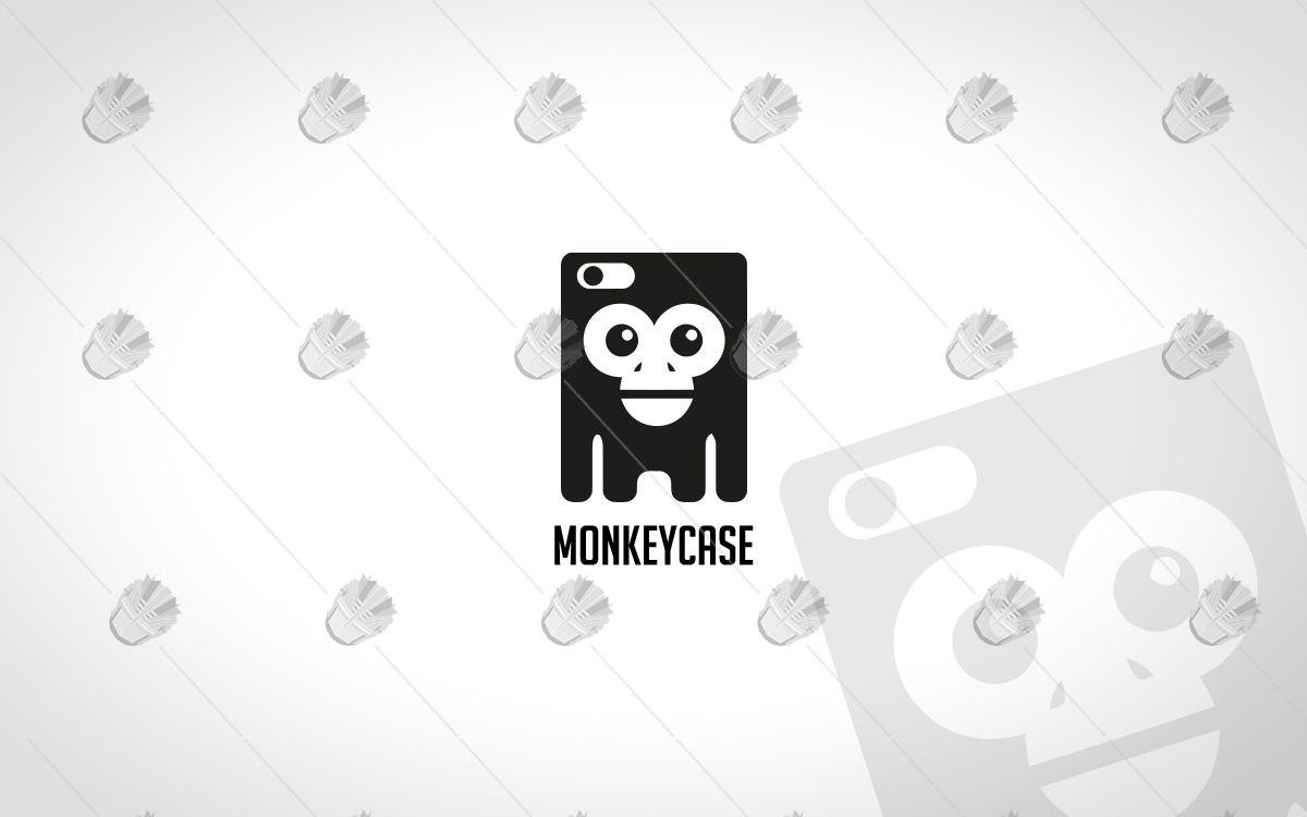 Modern Phone Logo - Creative & Modern Phone Case Monkey Logo