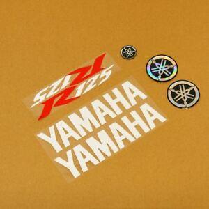 Red and White R Logo - Replacement White/Red/White Sticker Decal Kit for Yamaha YZF-R 125 ...