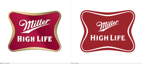 Red Life Logo - Brand New: Miller High Life Overhaul