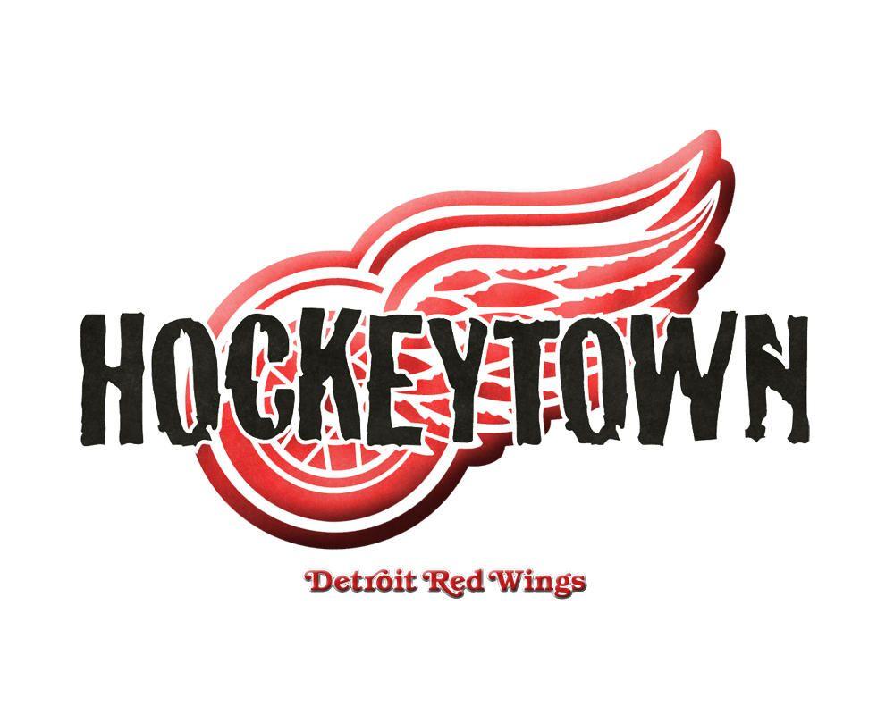 Detroit Red Wings Hockeytown Logo - Red Wings Hockeytown logo by jimEYE on DeviantArt