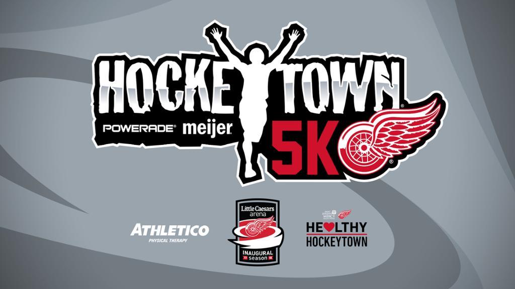 Detroit Red Wings Hockeytown Logo - Red Wings announce 2nd annual Hockeytown 5K set for Sunday, Sept. 10