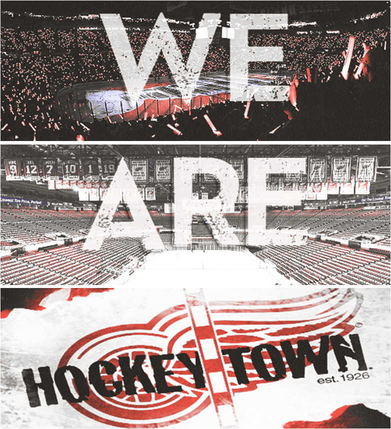 Detroit Red Wings Hockeytown Logo - We love us some Detroit Red Wings. On that playoff hunt--Let's Go ...