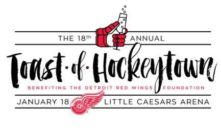 Detroit Red Wings Hockeytown Logo - Toast of Hockey Town - Great Lakes Wine & Spirits