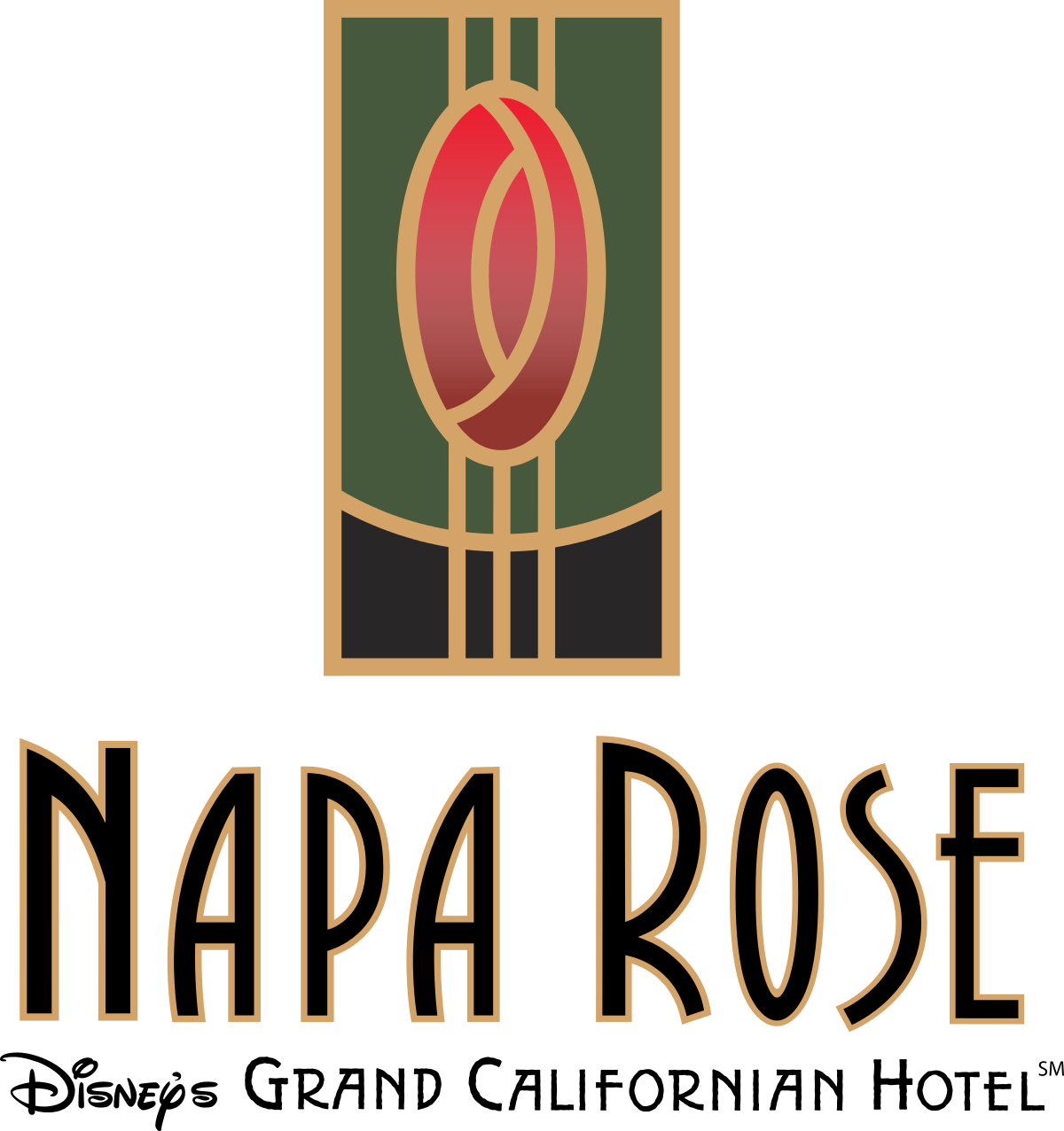 Restaurant Oval Logo - Napa Rose