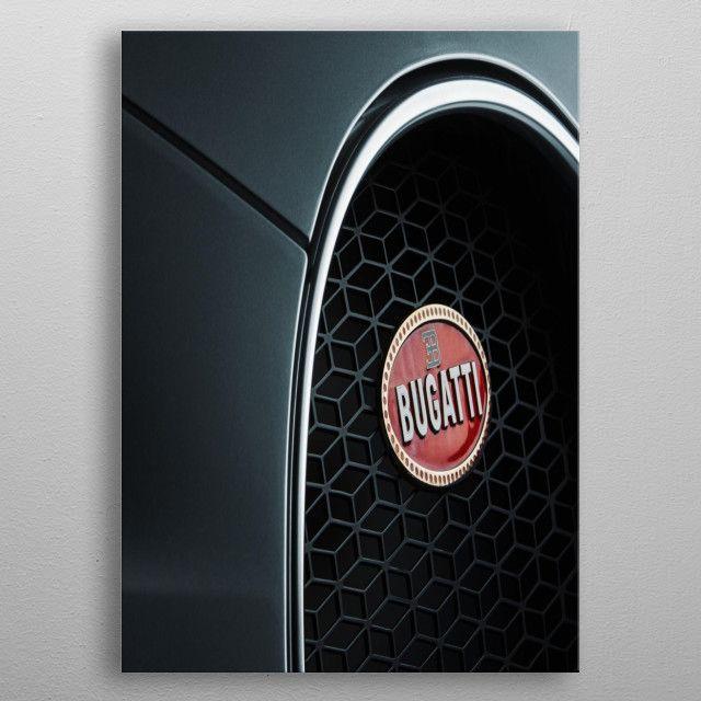 Bugatti Grill Logo - Bugatti Chiron Grill by Daniel Woods | metal posters - Displate