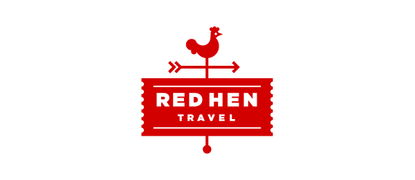Red Travel Logo - 50+ Cool Red Logo Designs for Inspiration - Hative