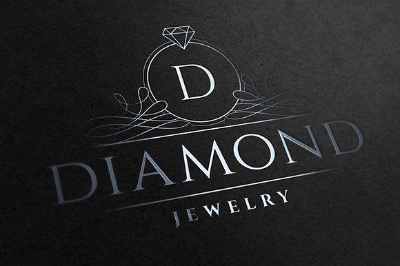 Diamond Jewelry Logo - Diamond Jewelry Logo Logo Templates Creative Market