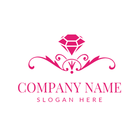Pink Diamond Logo - Free Diamond Logo Designs | DesignEvo Logo Maker