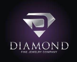 Diamond Jewelry Logo - Diamond Fine Jewelry Company Designed