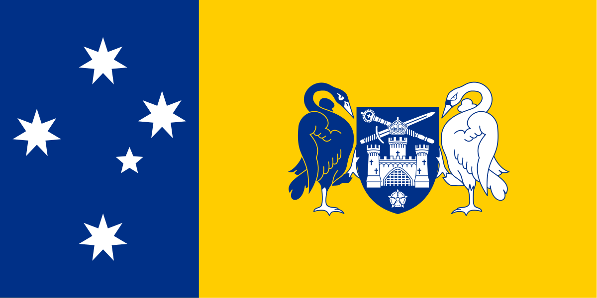 Blue and Yellow Capital M Logo - Australian Capital Territory