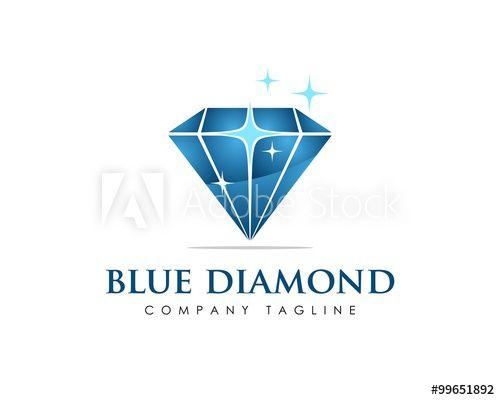 Diamond Jewelry Logo - Blue Star Diamond Jewelry Logo - Buy this stock vector and explore ...