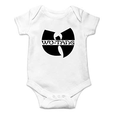 T Clan Logo - Boyers Central Unisex Baby Wu Tang Clan Logo T Shirt