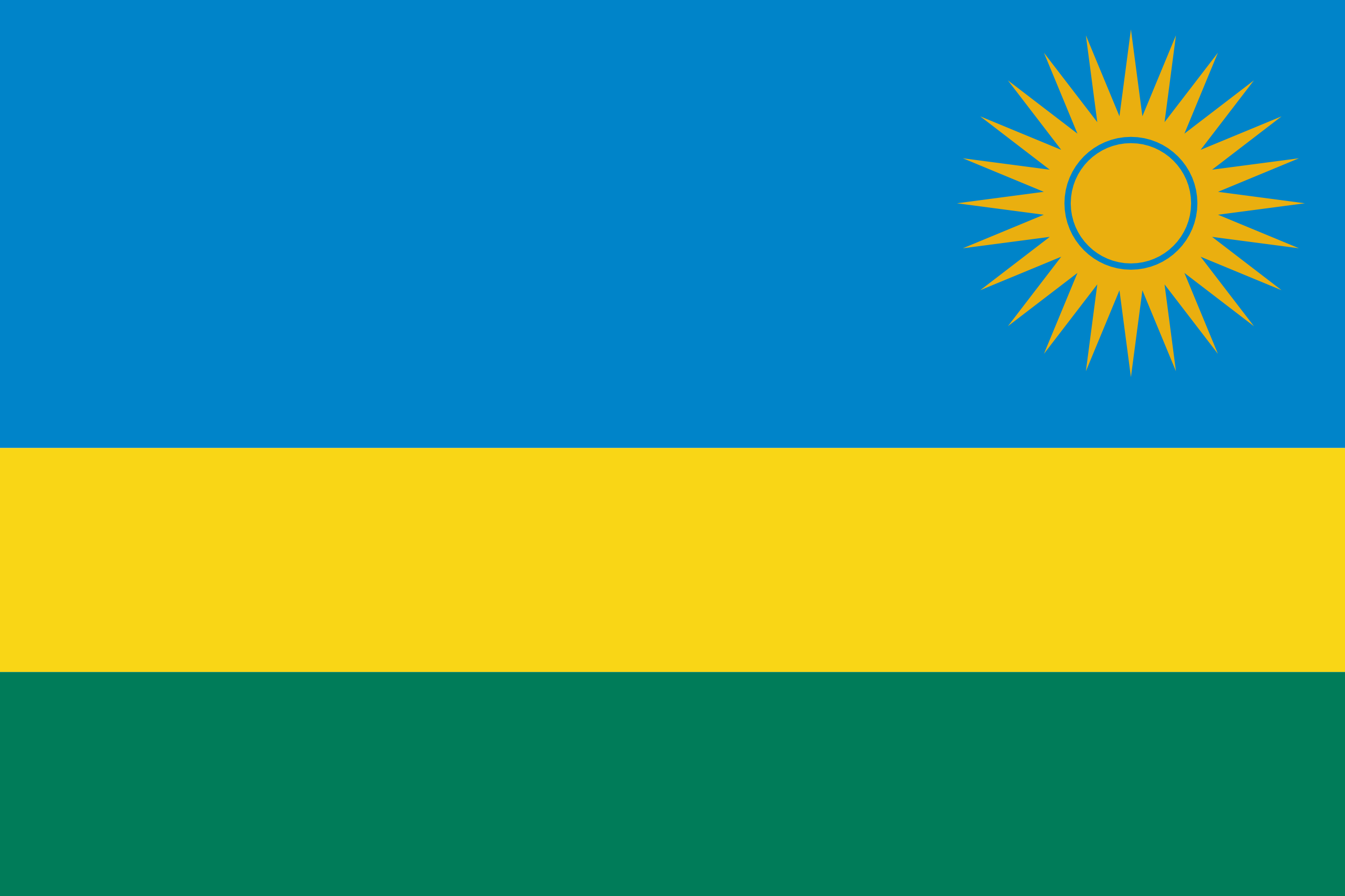 Blue and Yellow Capital M Logo - Rwanda | Flags of countries