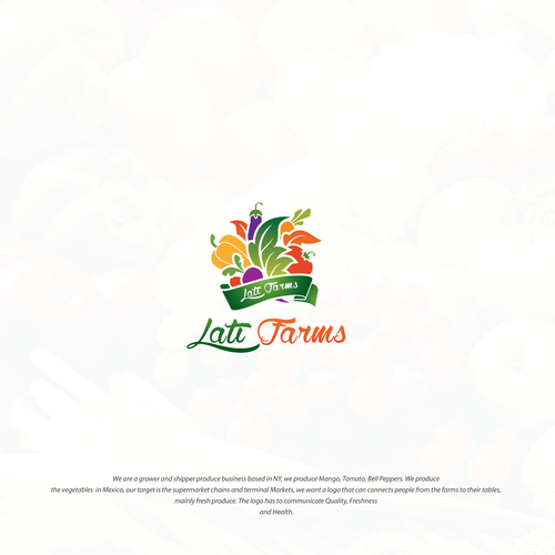 Produce Company Logo - LATI FARMS - Logo for a Fresh Produce Company named Lati Farms ...