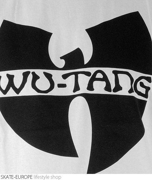 T Clan Logo - T-shirt Wu Wear - Wu Tang Clan Logo White - Skateshop Skate-Europe ...
