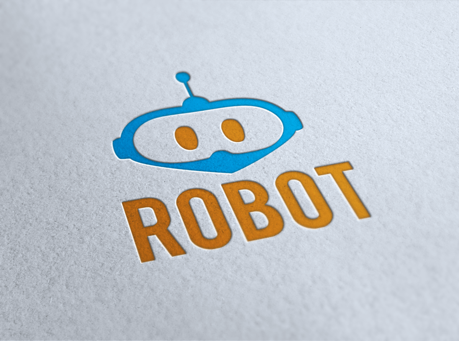 Cute Robot Logo - Robot Logo