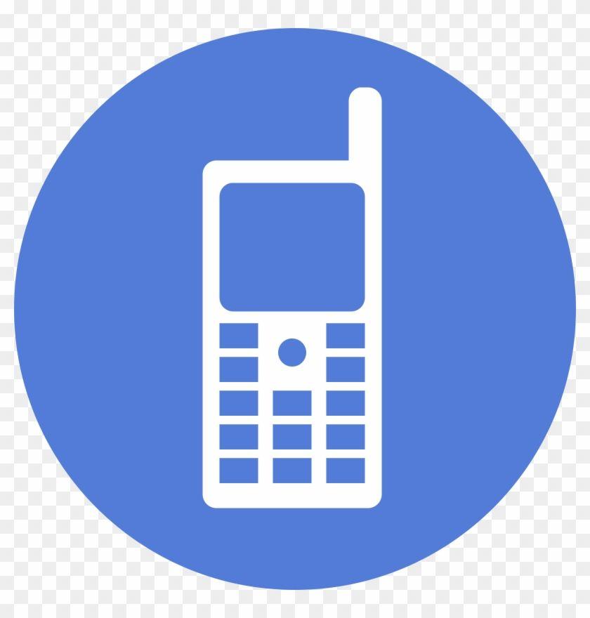 Blue Phone Logo - Open - Blue Cell Phone Logo Png - Free Transparent PNG Clipart ...