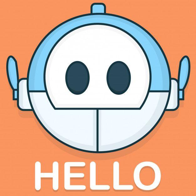 Cute Robot Logo - Cute Robot logo design Vector