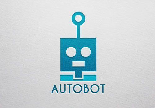 Cute Robot Logo - Logo Id : b755 Cute robot logo is possible use for any creative