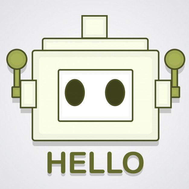 Cute Robot Logo - Cute Robot logo design Vector