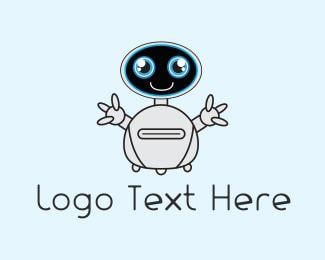 Cute Robot Logo - Robotics Logo Maker | Page 3 | BrandCrowd