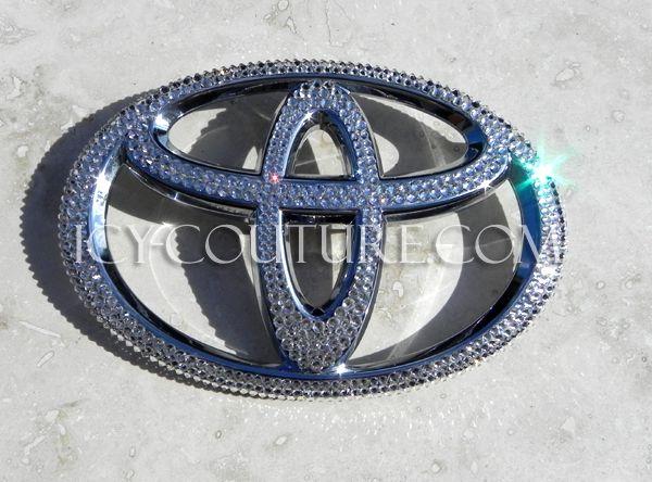 Diamond Toyota Logo - Bedazzled Swarovski Bling TOYOTA Emblem. Whats Your Color?