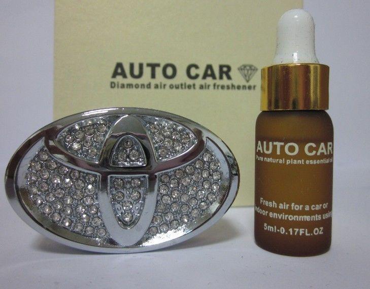 Diamond Toyota Logo - Diamond Automotive Cologne Car perfume Air outlet with Car Toyota