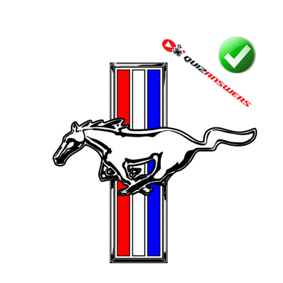 Horse Ribbon Logo - Red and blue ribbon Logos