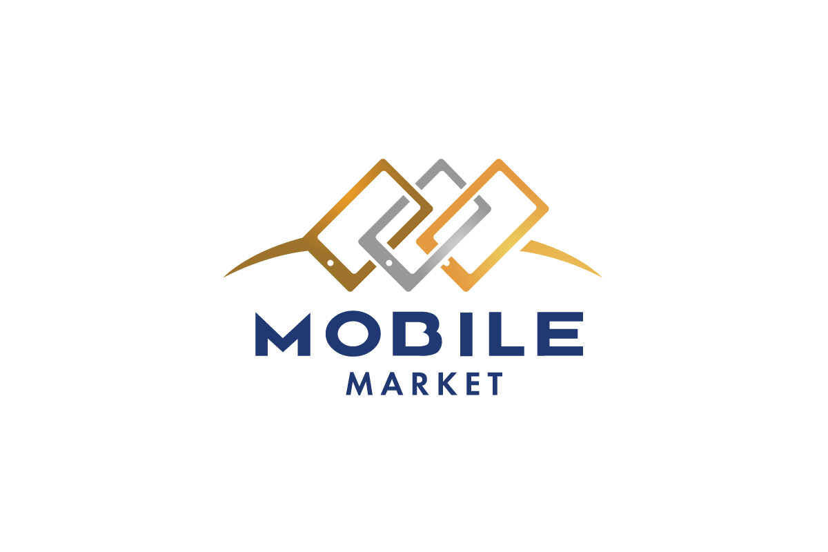 Cell Phone Logo - SOLD – MobileMarket—Cell Phone Logo Design | Logo Cowboy