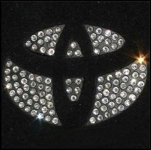 Diamond Toyota Logo - Car logo Sticker Crystal Diamond Steering Wheel Standard Car ...