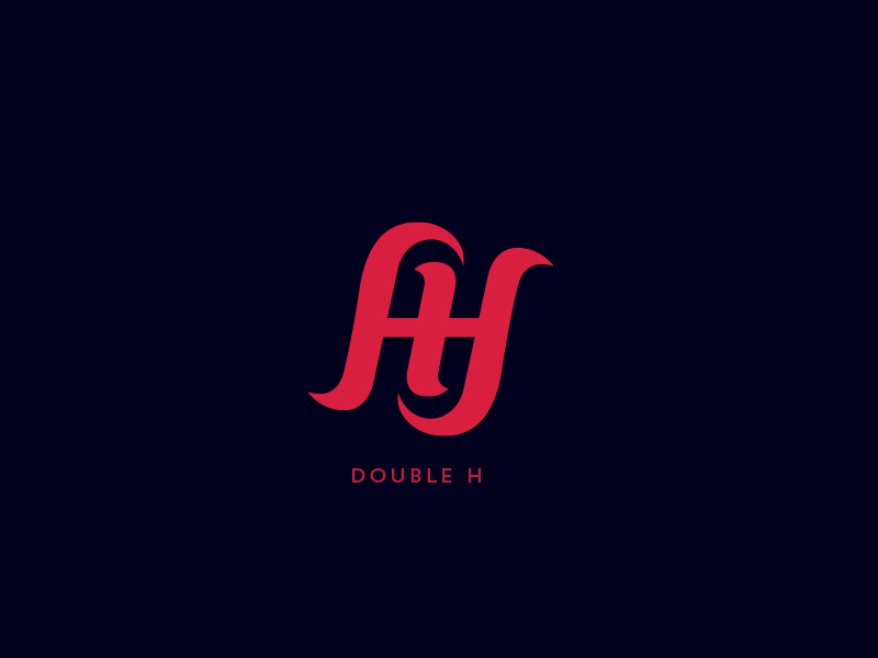 Double H Logo - Double H. Hayley Haddock Events. Logo design, Logos, Logo design