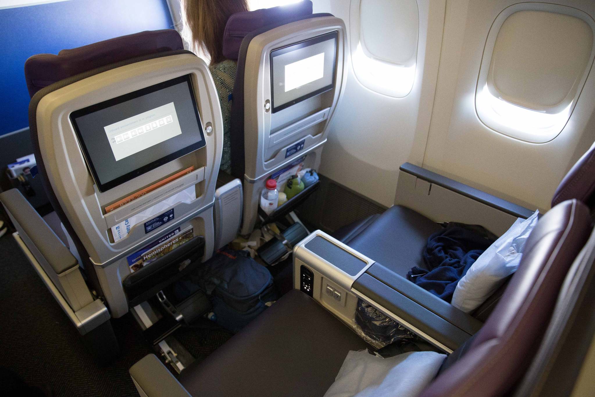 United Airlines Premium Economy Logo - Review: United's New Premium Plus Seat on the 777-200