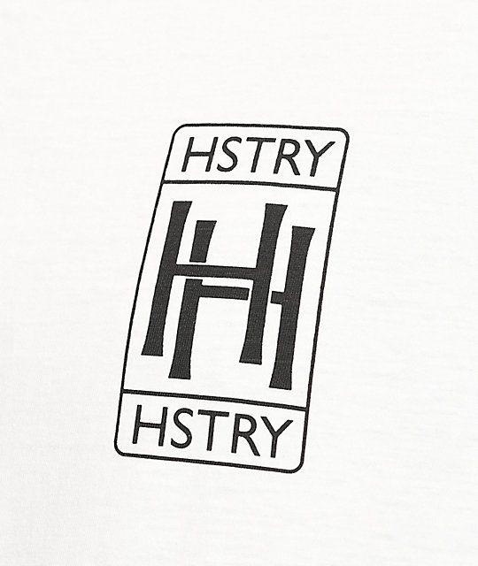 Double H Logo - HSTRY Double H White T-Shirt | Zumiez