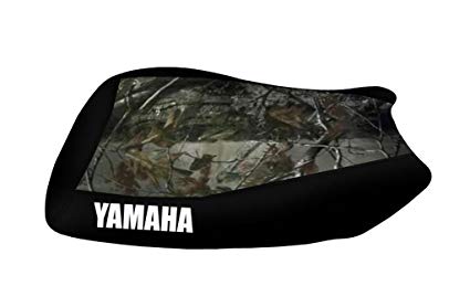 Camo Yamaha Logo - Amazon.com: Yamaha Grizzly 700 Camo Top Black Sides Logo Seat Cover ...