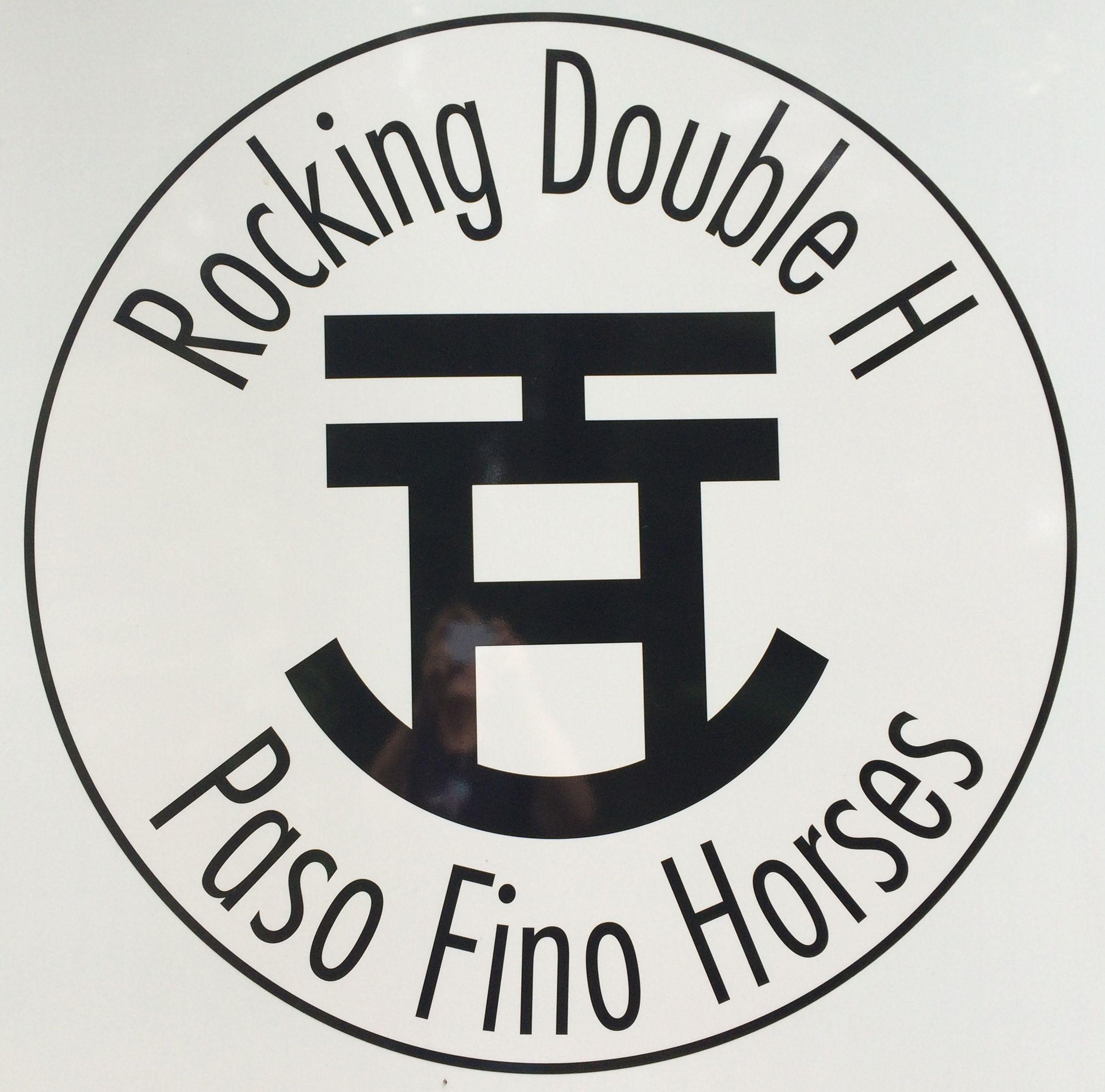 Double H Logo - Rocking Double H Paso Fino Horses. Northwest Paso Fino Horse
