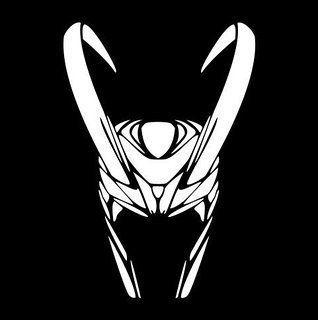 Black and White Loki Logo - Loki Helmet Avengers Decal Vinyl Sticker Emblem Logo JDM Creative ...