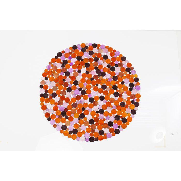Multiple Orange Circle Logo - Carpet Circle Orange Multi Ø150cm - KARE Tallinn