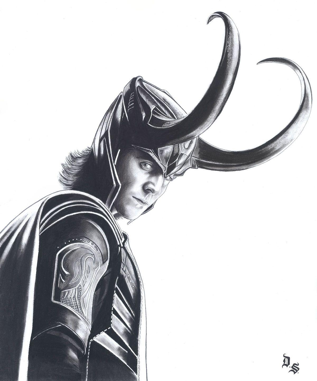 Black and White Loki Logo - 3 Loki lineart black and white for free download on Ayoqq.org
