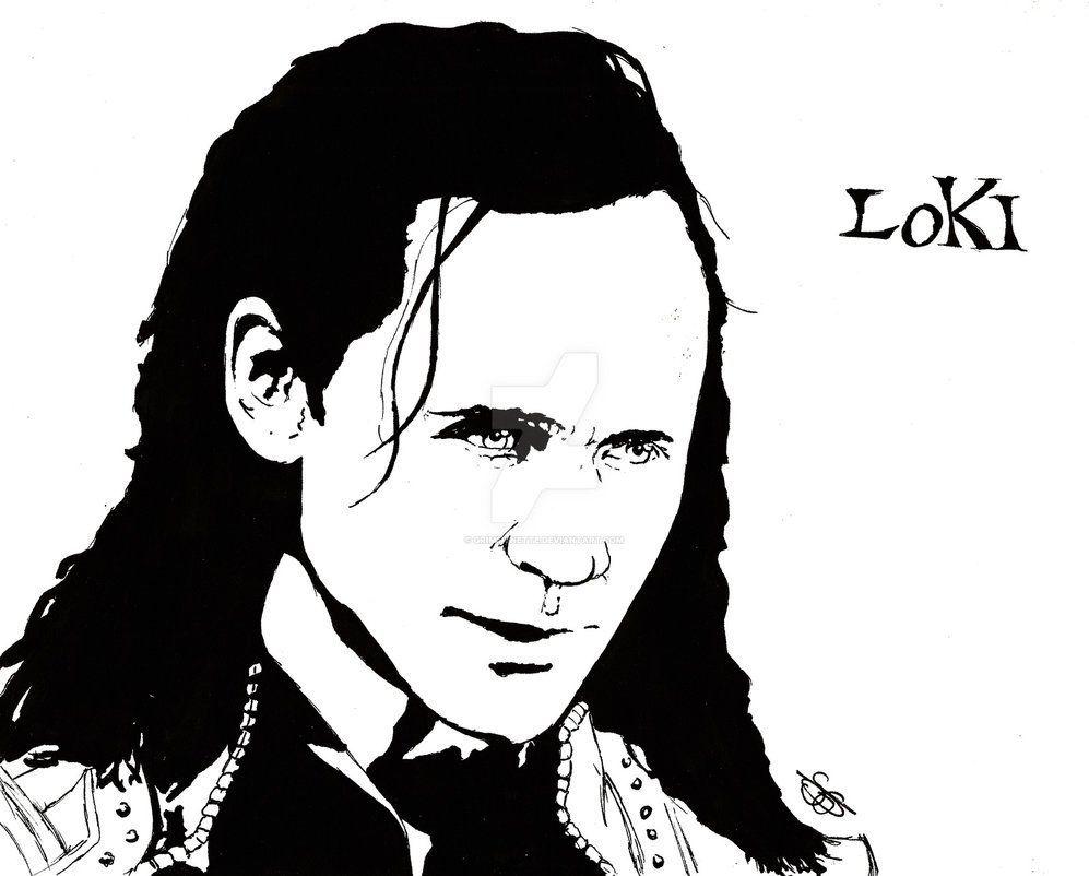 Black and White Loki Logo - Loki Black/White by Grimmynette on DeviantArt | Kneel Before Loki ...