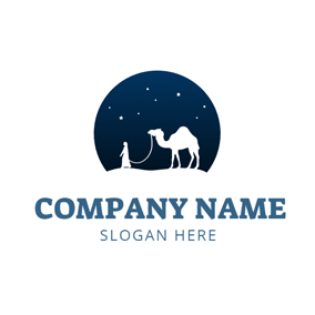White and Blue Company Logo - Free Travel Agency Logo Designs | DesignEvo Logo Maker