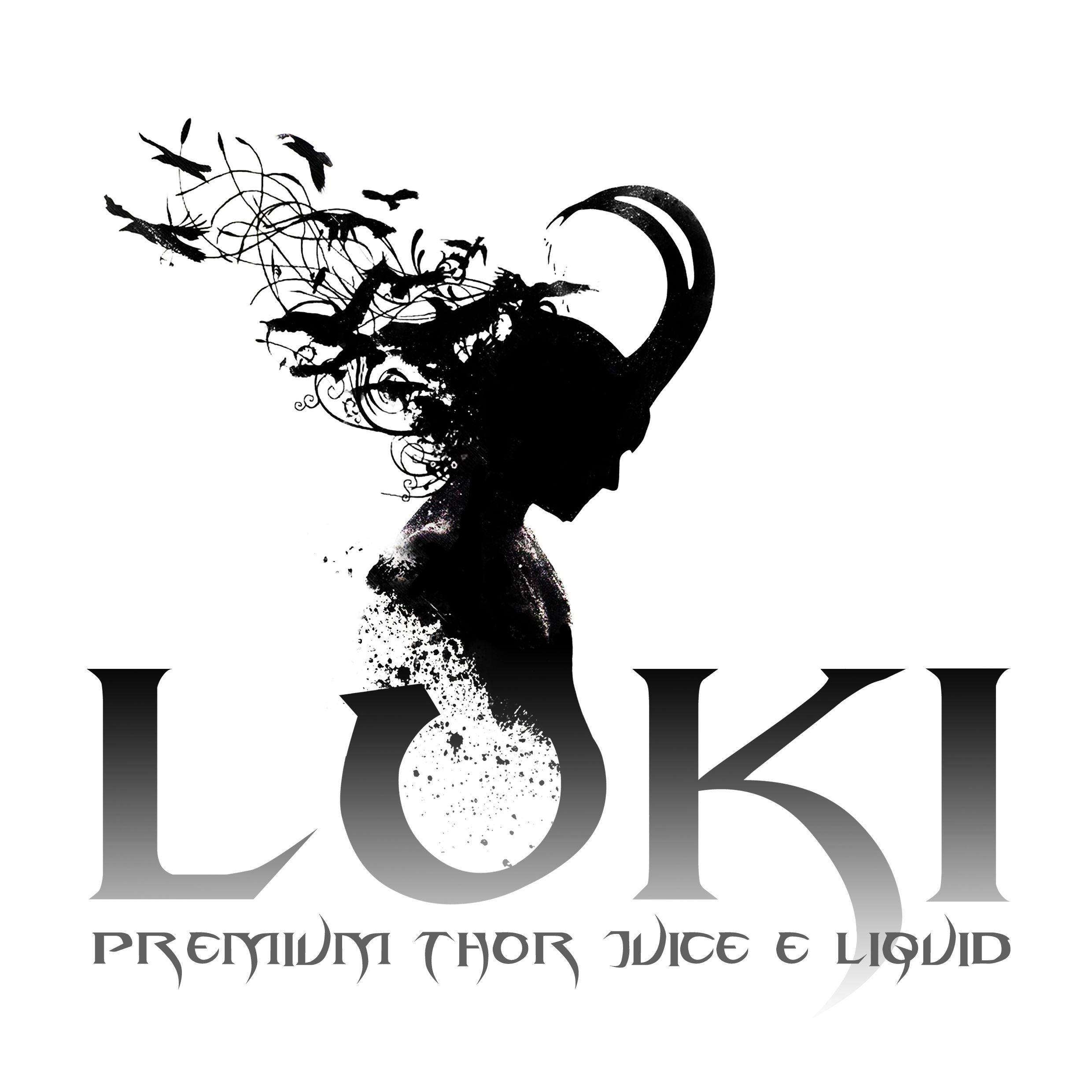 Black and White Loki Logo - HADES. The Vapour Room