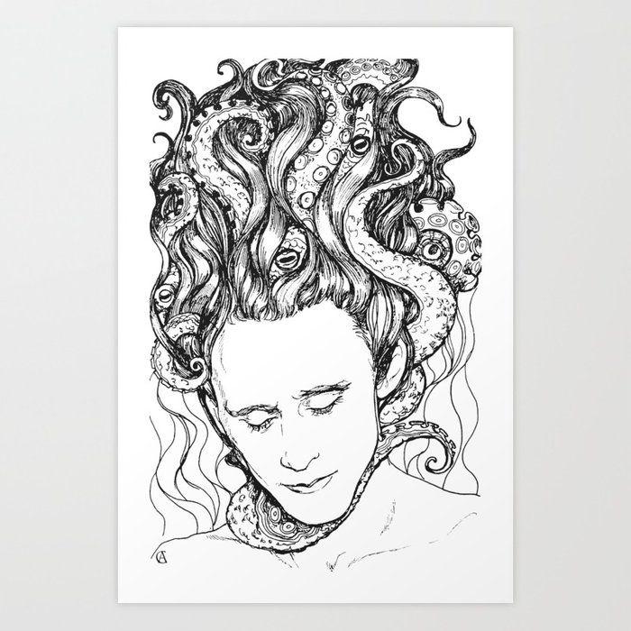 Black and White Loki Logo - Underwater - Loki Black and White Series Art Print by golikethatcat ...