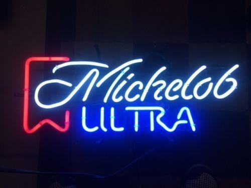 Michelob Ultra Logo - Vintage Michelob Ultra Logo Beer Pub Bar Handcrafted Neon Sign 20 ...