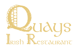 Restaurant Ha Yellow Circle Logo - Quays Irish Restaurant. Situated in the Heart of Dublin