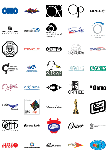 2- Letter Company Logo - Free Vector Logos: Famous Company Logos and Trademarks – Letter O ...