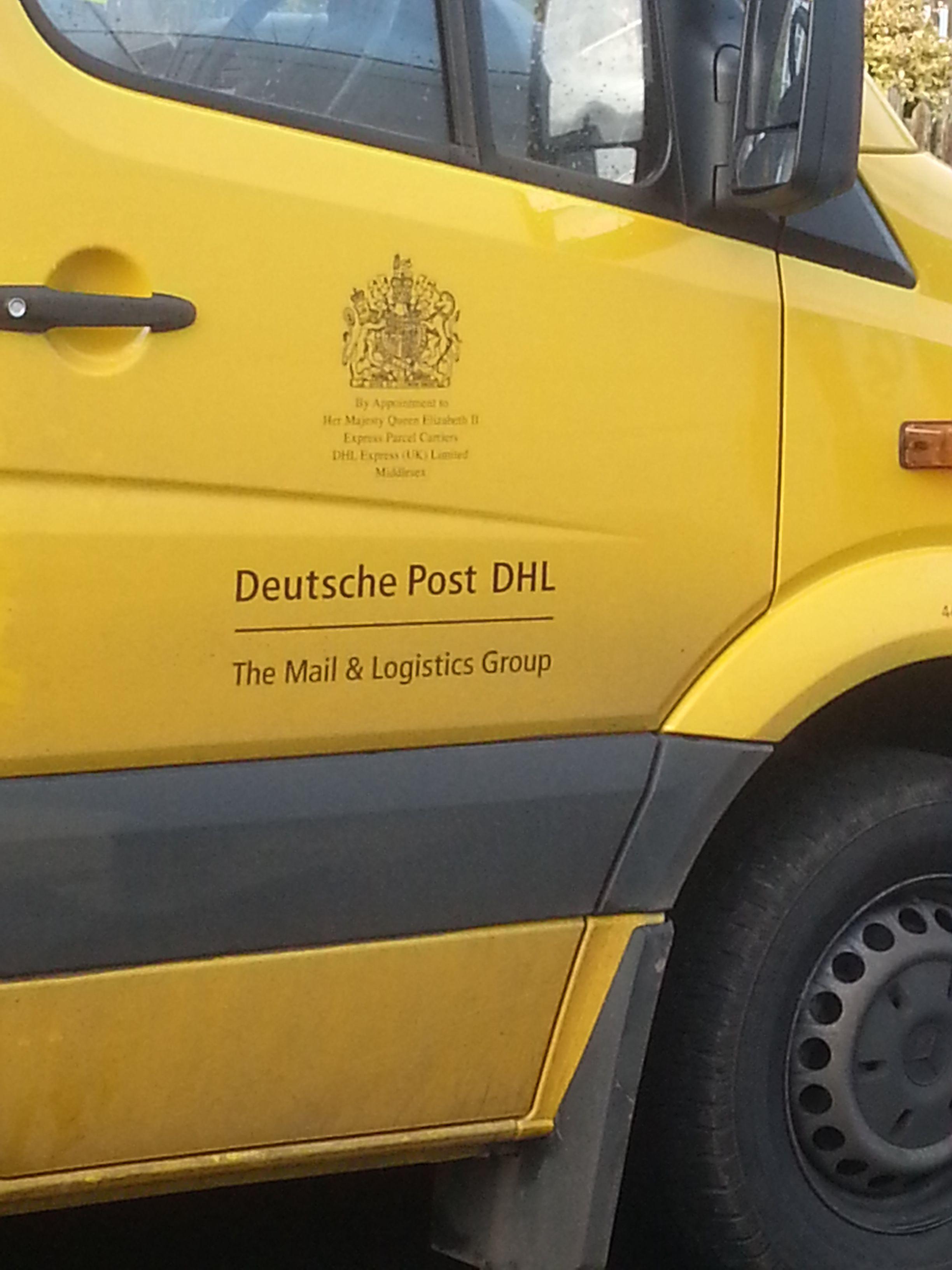 German Courier Company Logo - Peace on Earth and Goodwill to All Mankind. The Past Speaks