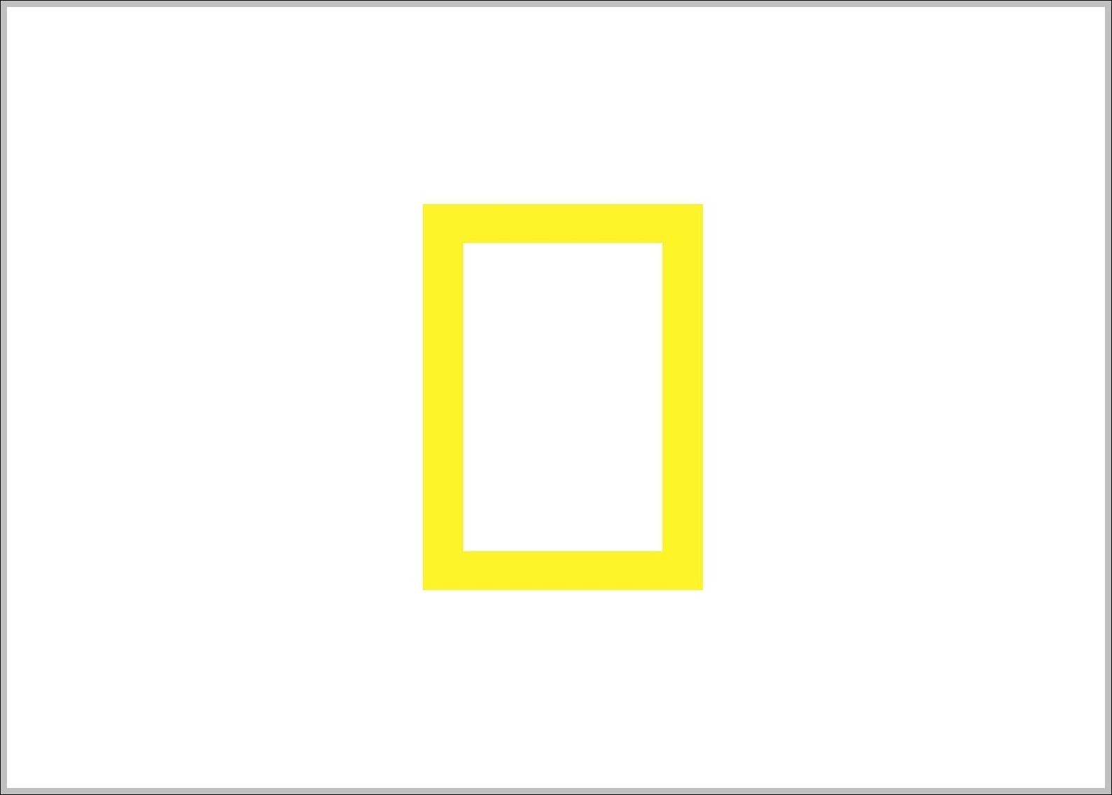 Yellow Rectangle Logo - National Geographic logo yellow frame. Logo Sign, Signs