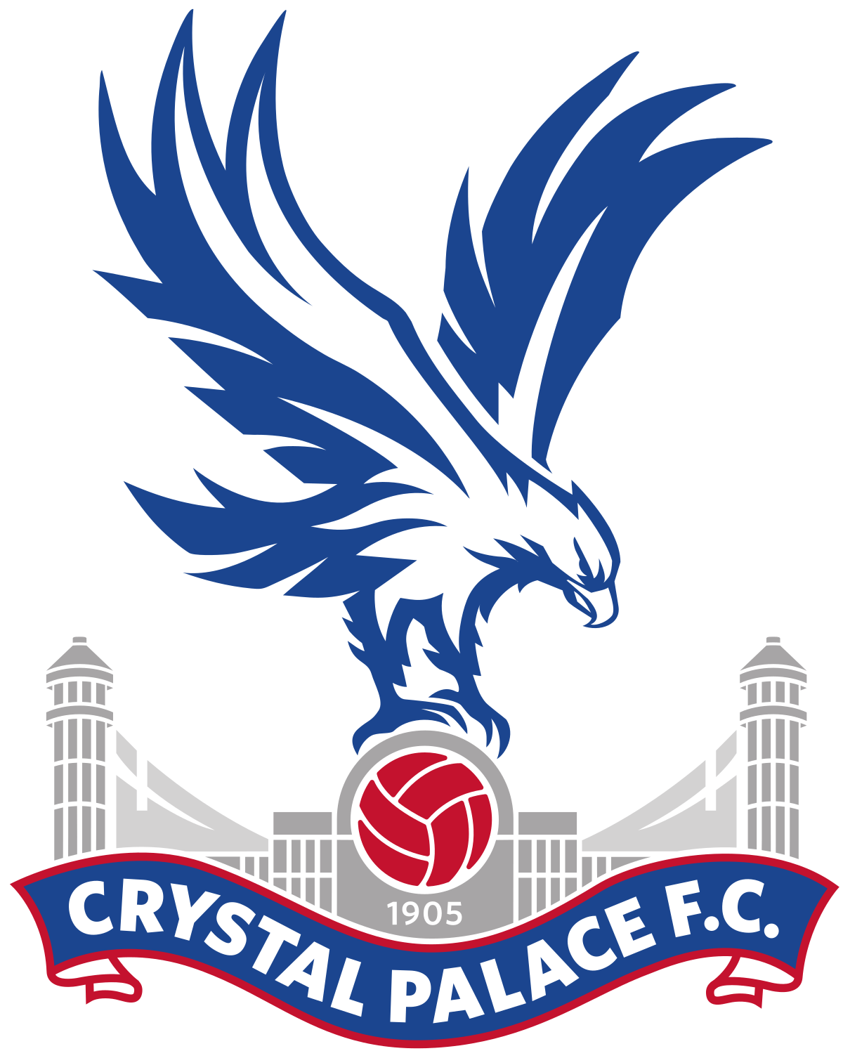 Black and White Eagle Football Logo - Crystal Palace F.C.