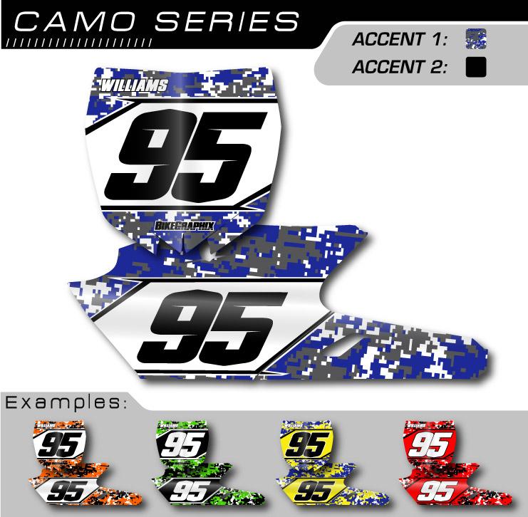 Camo Yamaha Logo - Yamaha Camo Number Plate Graphics
